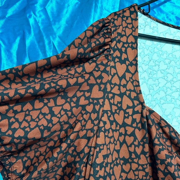 Torrid Mini Textured Hearts Knit Skater Dress 5X - Picture 9 of 10